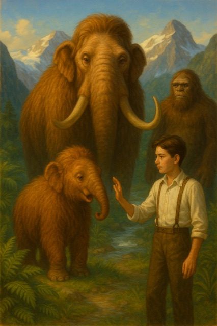 Cover of The Rockwood Boys and the Living Mammoth