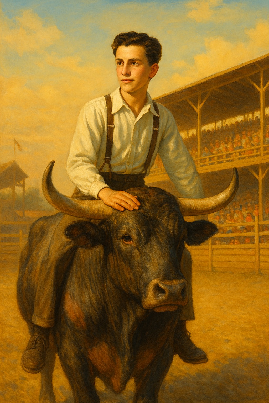 Cover of The Rockwood Boys and the Bull at the Fair