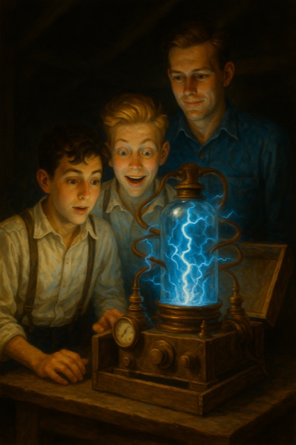 Cover of The Rockwood Boys and the Thunder Machine